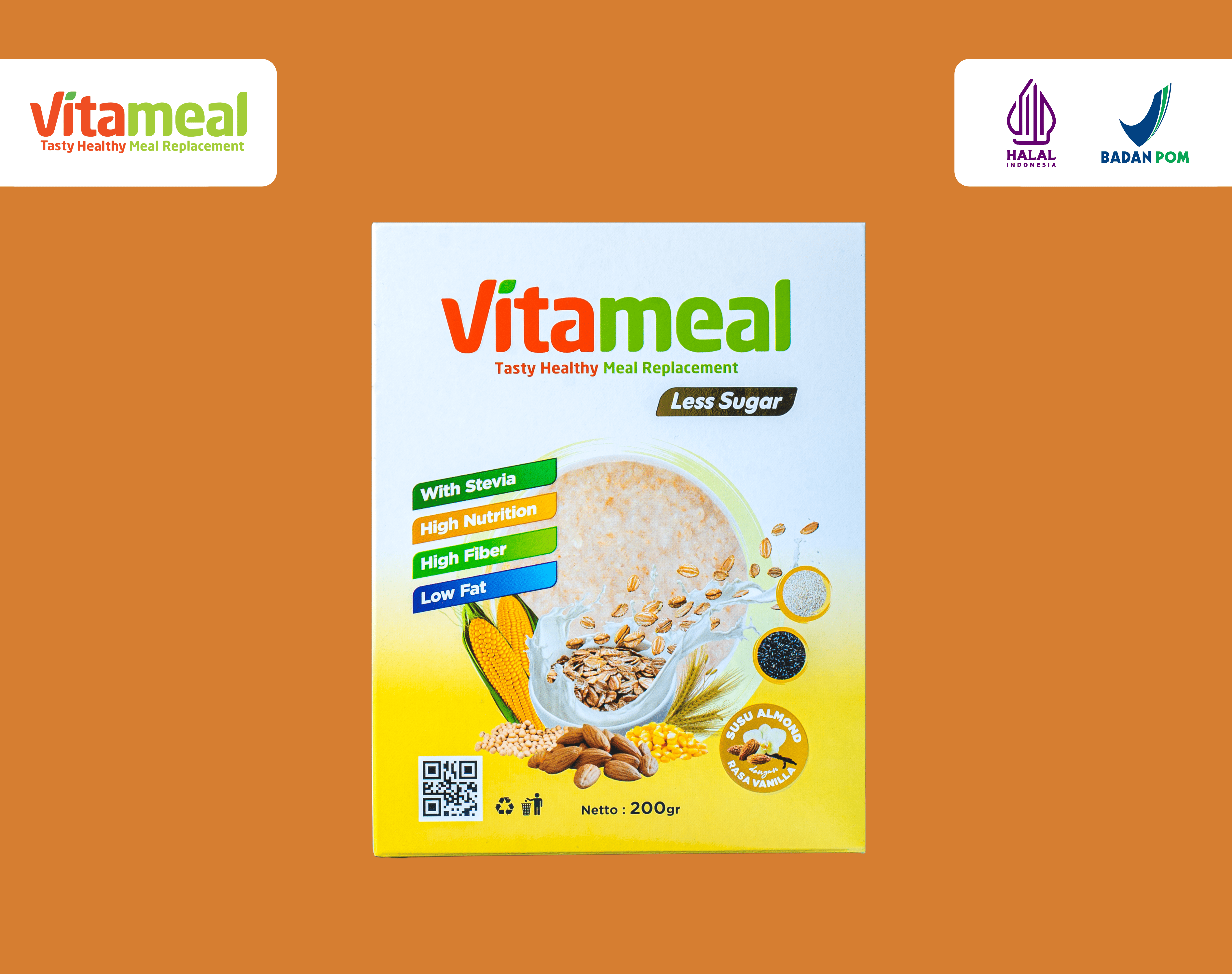 VITAMEAL LESS SUGAR - Nourish Your Day with Balanced, Natural Energy